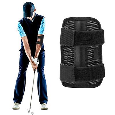 Ymiko Golf Swing Trainer for Elbow Posture Correction Adjustable Arm Brace Swing Alignment Aid for Men Women Beginners Golf Practice