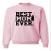 Go All Out XX-Large Classic Pink Adult Best Mom Ever #1 Mom World's Best Mom Mother's Day Sweatshirt Crewneck view 1