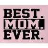 Go All Out XX-Large Classic Pink Adult Best Mom Ever #1 Mom World's Best Mom Mother's Day Sweatshirt Crewneck view 2