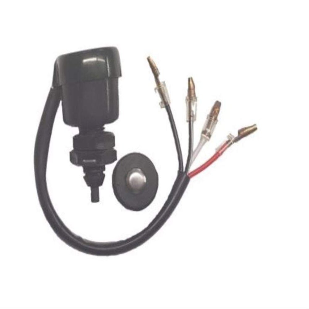 3G 2-Cycle Gas Golf Cart Stop Switch Assembly - Push Button, ON-OFF, Black