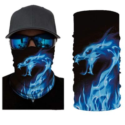 Angelife Dust Wind Sun Protection Scarf Neck Balaclava 3D Galaxy Print Seamless Bandana Rave