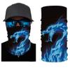 Angelife Dust Wind Sun Protection Scarf Neck Balaclava 3D Galaxy Print Seamless Bandana Rave