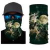 Angelife Dust Wind Sun Protection Scarf Neck Balaclava 3D Galaxy Print Seamless Bandana Rave view 1