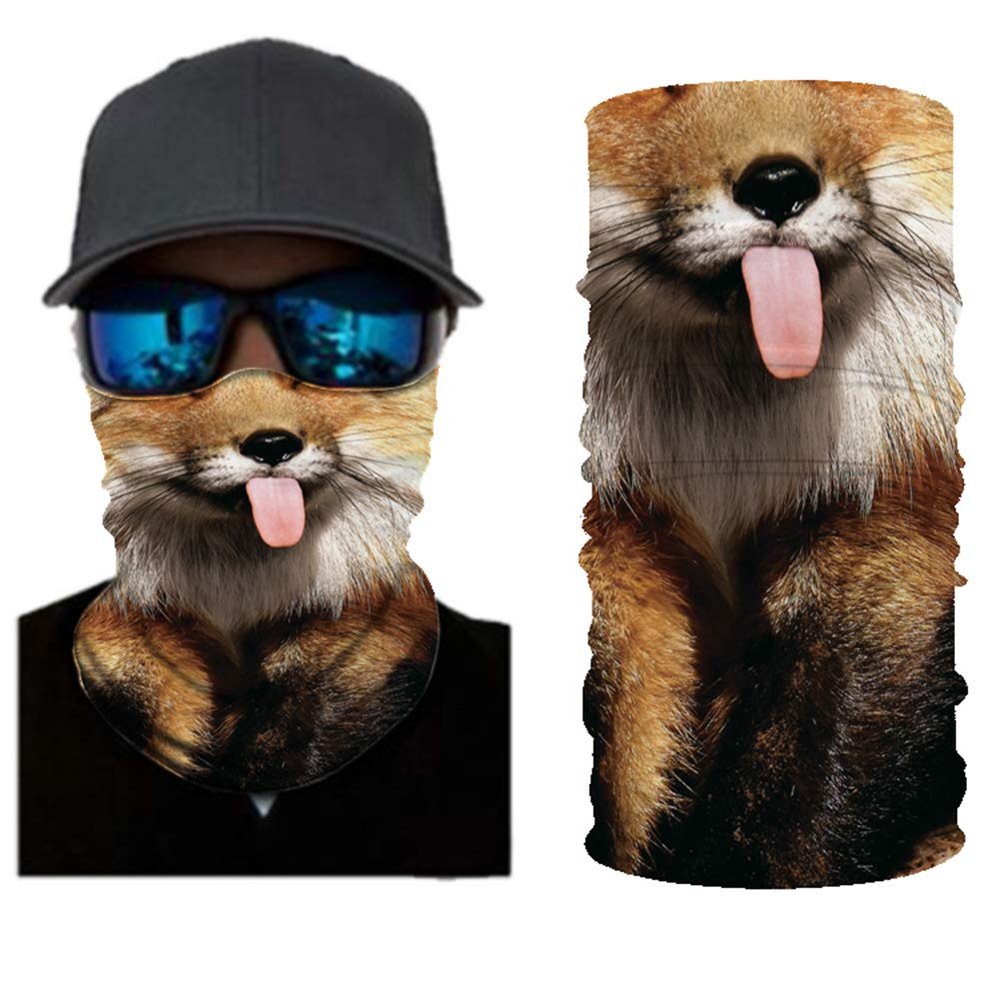 Angelife Dust Wind Sun Protection Scarf Neck Balaclava 3D Galaxy Print Seamless Bandana Rave
