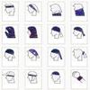 Angelife Dust Wind Sun Protection Scarf Neck Balaclava 3D Galaxy Print Seamless Bandana Rave view 4