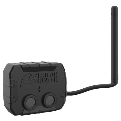 AMERICAN HUNTER Feeder Meter | Durable Compact Wireless Bluetooth Ultrasonic Accurate Feed Level Measurement Tool for Game Feeders | with Antenna for Metal Hopper
