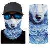 Angelife Dust Wind Sun Protection Scarf Neck Balaclava 3D Galaxy Print Seamless Bandana Rave view 1