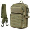 Gexgune Tactical Shoulder Bag 600D Nylon Military Molle Pouch E.DC Utility Accessory Pack Backpack Hunting Fanny Pack Combat view 1
