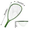 Aventik Fly Floating Fishing Net Carbon Fiber Landing Clear Rubber Ghost Net Catch & Release with Magnetic Net Release(Green with Smoke Magnetic Release) view 2