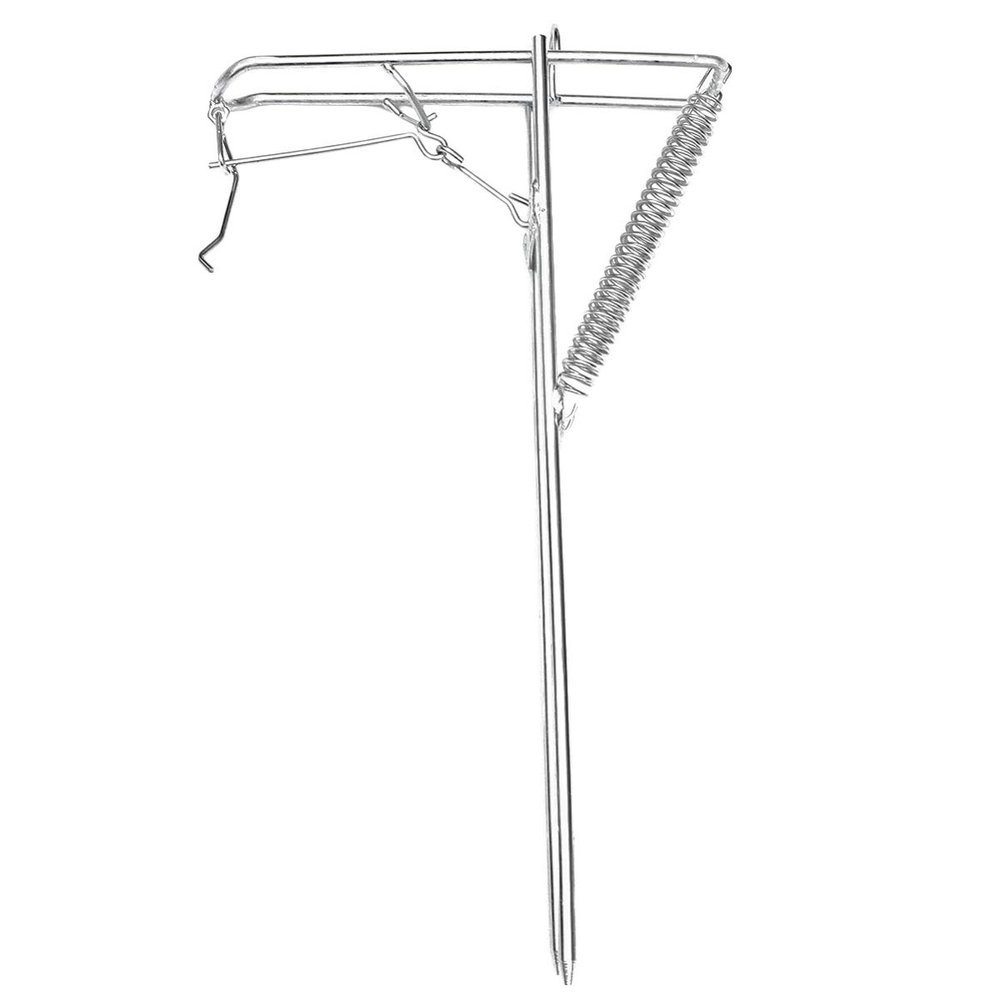 Auto Fishing Rod Holder Automatic Spring Fishing Rod Folding Holder Tip-Up Hook Setter