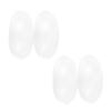 EXCEART 2pairs Adhesive Shoulder Pads for Women Transparent Silicone Enhancers - Design for Comfortable Fit for Enhancing Shoulder Shape and Curvature view 1