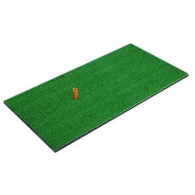 ZSH Indoor Golf Practice Grass Mat Backyard Training Hitting Pad Golf Mat with Tee Outdoor Mini Golf Practice Accessories (Color : 50 X 80 Cm) (Size : 30x60cmTee)