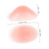 EXCEART 2 Pairs Adhesive Shoulder Pads womens pads smocked dress women shoulder enhancer s stick sponge s self adhesive Miss sleeping the view 2