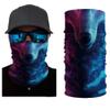Angelife Dust Wind Sun Protection Scarf Neck Balaclava 3D Galaxy Print Seamless Bandana Rave view 1