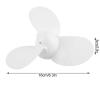 Qiilu hangkai 3.5 hp outboard motor parts Outboard Motor Prfor Opeller,7 1/4 5-A 3 Blades Aluminum Prfor Opeller Boat Outboard Motor for Hangkai 3.5HP view 2