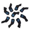 Bnineteenteam 9PCS Golf Headcover,PU Leather Golf Putter Head Cover Waterproof Thicken Plush Golf Putter Head Cover Iron Club Headcovers Accessory(Black) view 1