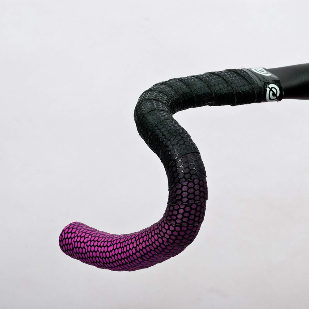 BikeRibbon Unisex_Adult Grade Plus Handlebar Tape, Black/Pink, One Size
