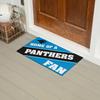 Team Sports America Carolina Panthers, Officially Licensed Door Mat 28 x 16 Inches Indoor Outdoor Sports Fan Rug view 2