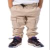 Brooklyn Athletics Men's Twill Jogger Pants Soft Stretch Slim Fit Trousers, Khaki Cargo, 7, X-Large view 1