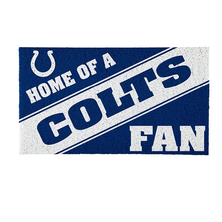 Team Sports America Indianapolis Colts, Officially Licensed Door Mat 28 x 16 Inches Indoor Outdoor Sports Fan Rug
