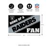 Team Sports America Oakland Raiders, Officially Licensed Door Mat 28 x 16 Inches Indoor Outdoor Sports Fan Rug view 3