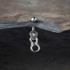 Pierced Owl 14G Stainless Steel Zipper Belly Button Ring view 4