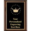 Crown Plaques, 8x10 Classic Plaque Crown Trophy Plaque Prime view 1