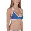 SLAY yoga Rock Mercury Drip Bikini Top White view 1