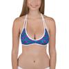 SLAY yoga Rock Mercury Drip Bikini Top White view 2
