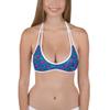 SLAY yoga Rock Mercury Drip Bikini Top White view 3