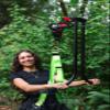 Zip line Trolley Pro X with Brake (Bundle) - Includes Trolley, Carabiner, Lanyard and Harness view 1