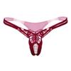 AMOUSTORE 2020 Sexy Pendant Pearl G String Women Panties Low Waist Thongs Underwear Panties (Wine) view 1