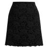 ebossy Women's Elegant Floral Lace Knee Length Pencil Skirt (X-Small, Black) view 1