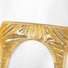 ACSUSS Womens Shiny Hologram Metallic Garter Belt with Clips Suspender for Thigh High Stockings Gold One Size view 4