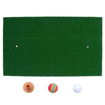 BESPORTBLE 1pc Hitting Mat Realistic Turf Practice Pad for Training for Driving Chipping and Putting and Portable Design