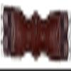 Dover Saddlery Fancy-Stitched Girth, 48, Oakbark view 1