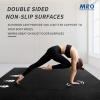 MRO Extra Large Yoga Mat, 12'x6'/9'x6'/7'x5'/6'x4' (9MM) Extra Wide and Thick Exercise Mats for Home Gym Workout, Non-Slip, Soft for Women and Men Fitness, Ideal for Barefoot Yoga, Pilates, stretching view 3