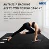 MRO Extra Large Yoga Mat, 12'x6'/9'x6'/7'x5'/6'x4' (9MM) Extra Wide and Thick Exercise Mats for Home Gym Workout, Non-Slip, Soft for Women and Men Fitness, Ideal for Barefoot Yoga, Pilates, stretching view 3