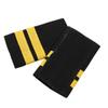 YiZYiF Mens Traditional Uniform Epaulets Pilot Aviators Epaulettes Shoulder Boards Badge Halloween Cosplay Costume Accessories Two Bars One Size view 3
