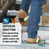 Due North Mid-Sole Ice Cleats - Winter Traction for Snow - Rotatable for Indoor/Outdoors, Driving, Or Walking (1 Pair) view 2