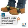Due North Mid-Sole Ice Cleats - Winter Traction for Snow - Rotatable for Indoor/Outdoors, Driving, Or Walking (1 Pair) view 3