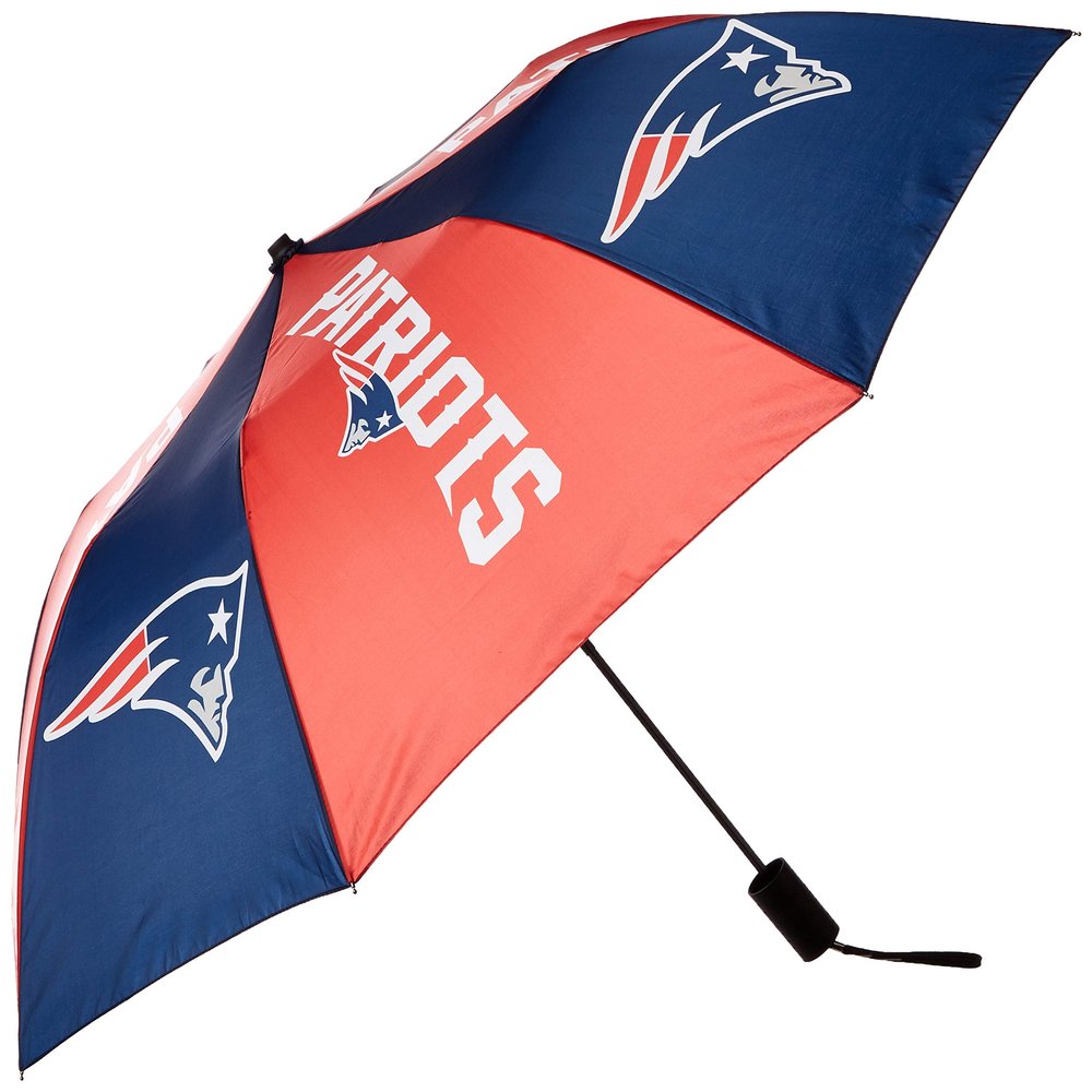 FOCO NFL New England Patriots Team Logo Umbrella, Team Color, One Size
