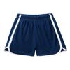 Freebily Baby Boys Girls Cotton White Trimming Active Shorts Summer Play wear Kids Gymanstic Sports Running Short Navy Blue 3-4 view 1