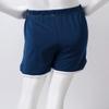 Freebily Baby Boys Girls Cotton White Trimming Active Shorts Summer Play wear Kids Gymanstic Sports Running Short Navy Blue 3-4 view 4