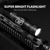 Feyachi FL22 Tactical Flashlight 1200 Lumens LED Light M Lock Rail Mount Ar Flashlight with Pressure Switch view 3