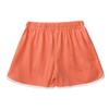 Moily Unisex Girls Boys Solid Elastic Waistband Striped Sports Shorts Workout/Yoga/Dance Athletic Pants Orange 4-5 view 2
