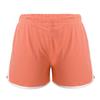 Moily Unisex Girls Boys Solid Elastic Waistband Striped Sports Shorts Workout/Yoga/Dance Athletic Pants Orange 4-5 view 3
