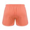 Moily Unisex Girls Boys Solid Elastic Waistband Striped Sports Shorts Workout/Yoga/Dance Athletic Pants Orange 4-5 view 4