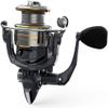 Cadence Lux Spinning Fishing Reels - Ultra Smooth Powerful Spinning Reel with 9+1 Shielded BB, Carbon Fiber Frame, 36LBs Max Drag, 5.2:1-6.2:1 High Speed Gear Ratio & Braid-Ready Spool (1000) view 2