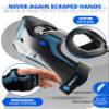 SKATEWIZ Knee and Elbow Pads Adult - Skating Protective Gear - PROTECT-1 - Size L Blue - Wrist Guards Skating Pads, Skateboard, Roller Skate, Ice Skates For Women view 4
